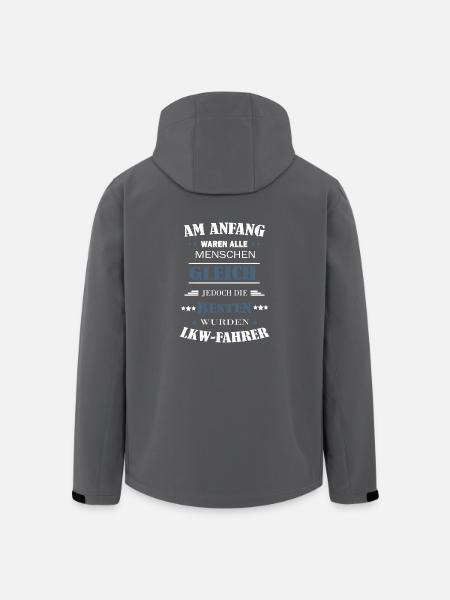 Die besten wurden LKW Fahrer - lustiger Spruch - Recycelte Männer Softshell-Jacke von Stanley/Stella - Anthrazit