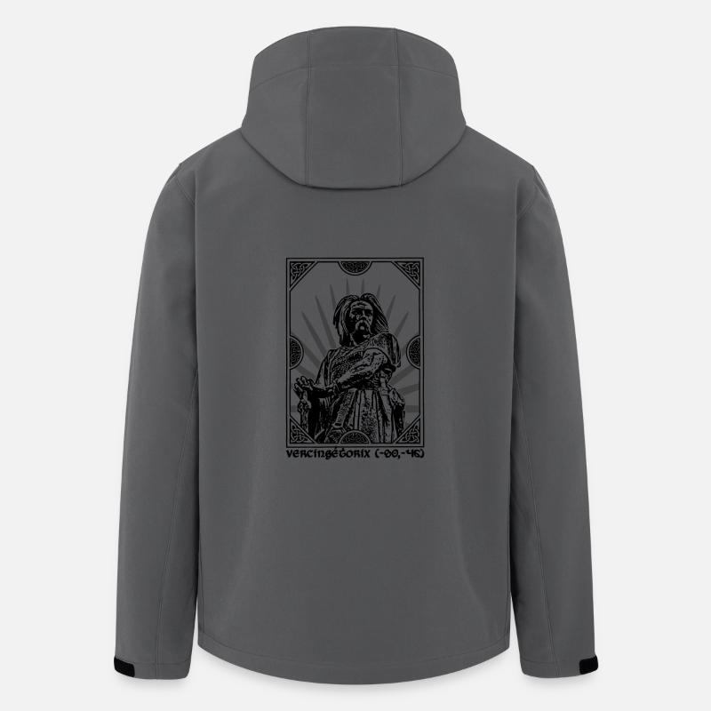 Vercingetorix - Recycelte Männer Softshell-Jacke von Stanley/Stella - Anthrazit
