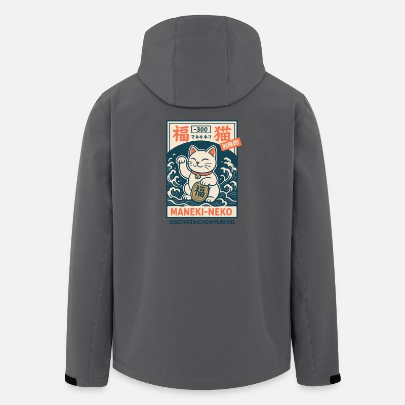 Maneki-Neko - Men’s Recycled Softshell Jacket by Stanley/Stella - anthracite