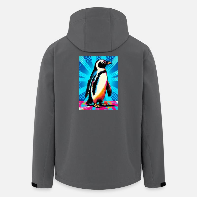 penguin - Men’s Recycled Softshell Jacket by Stanley/Stella - anthracite