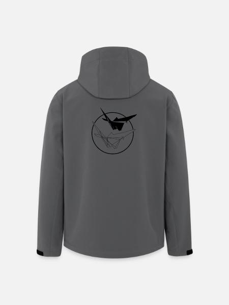 Origami 1 - Veste softshell homme en polyester recyclé Stanley/Stella - charbon