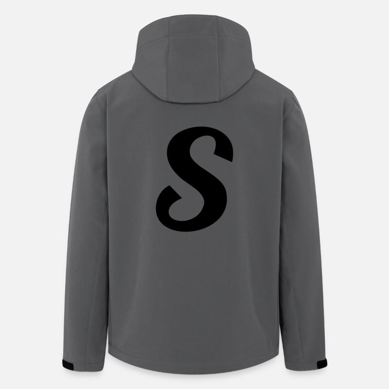 S - Recycelte Männer Softshell-Jacke von Stanley/Stella - Anthrazit