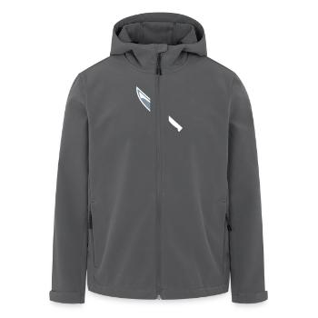 Couteau - Veste softshell homme en polyester recyclé Stanley/Stella - charbon - Devant - AI Model Male 185 light (185cm)