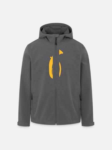 Tenorhorn - Recycelte Männer Softshell-Jacke von Stanley/Stella - Anthrazit