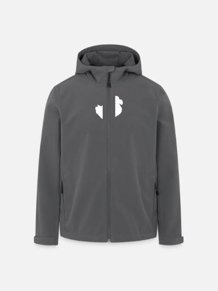 Dodo - Recycelte Männer Softshell-Jacke von Stanley/Stella - Anthrazit