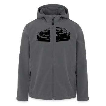 Sportwagen Auto - Recycelte Männer Softshell-Jacke von Stanley/Stella - Anthrazit - Vorne - AI Model Male 185 light (185cm)