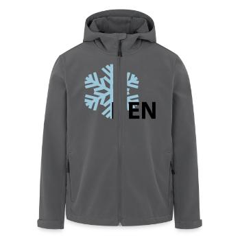 snowden - Veste softshell homme en polyester recyclé Stanley/Stella - charbon - Devant - AI Model Male 185 light (185cm)