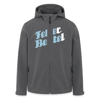 Fette(r) Beute(l) - Recycelte Männer Softshell-Jacke von Stanley/Stella - Anthrazit - Vorne - AI Model Male 185 light (185cm)