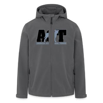 AMERICAN STAFFORDSHIRE TERRIER Wilsigns chien canin - Veste softshell homme en polyester recyclé Stanley/Stella - charbon - Devant - AI Model Male 185 light (185cm)