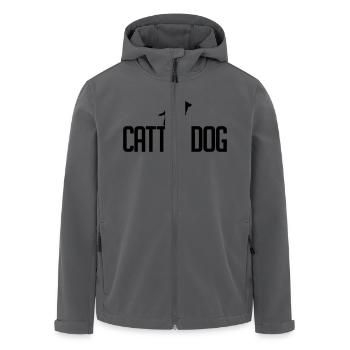CATTLE DOG Dog Breeddog Dog Wilsigns - Men’s Recycled Softshell Jacket by Stanley/Stella - anthracite - Front - AI Model Male 185 light (185cm)