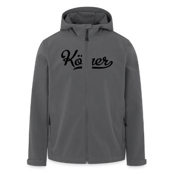 Kölner - Recycelte Männer Softshell-Jacke von Stanley/Stella - Anthrazit - Vorne - AI Model Male 185 light (185cm)