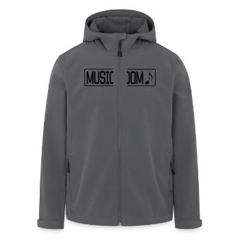 Musikzimmer - Recycelte Männer Softshell-Jacke von Stanley/Stella - Anthrazit - Vorne - AI Model Male 185 light (185cm)
