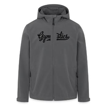 Gymnastics - Recycelte Männer Softshell-Jacke von Stanley/Stella - Anthrazit - Vorne - AI Model Male 185 light (185cm)