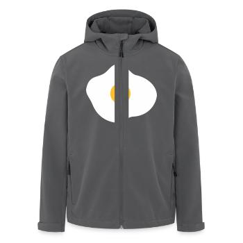 Spiegelei - Ei - Recycelte Männer Softshell-Jacke von Stanley/Stella - Anthrazit - Vorne - AI Model Male 185 light (185cm)