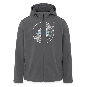 let's jazz wax - Recycelte Männer Softshell-Jacke von Stanley/Stella - Anthrazit - Vorne - AI Model Male 185 light (185cm)
