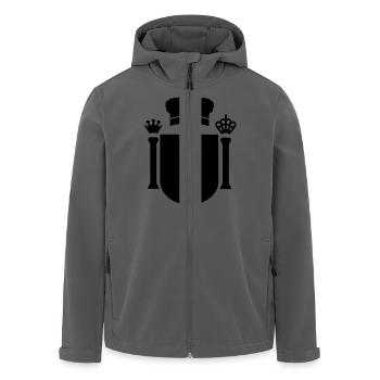 España escudo de armas coat of arms - Recycelte Männer Softshell-Jacke von Stanley/Stella - Anthrazit - Vorne - AI Model Male 185 light (185cm)