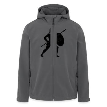 Guerrier spartiate - Veste softshell homme en polyester recyclé Stanley/Stella - charbon - Devant - AI Model Male 185 light (185cm)