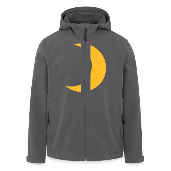 Mond - Recycelte Männer Softshell-Jacke von Stanley/Stella - Anthrazit - Vorne - AI Model Male 185 light (185cm)