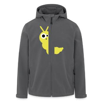 wurm - Recycelte Männer Softshell-Jacke von Stanley/Stella - Anthrazit - Vorne - AI Model Male 185 light (185cm)