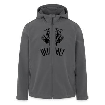 HUG ME ! - Recycelte Männer Softshell-Jacke von Stanley/Stella - Anthrazit - Vorne - AI Model Male 185 light (185cm)