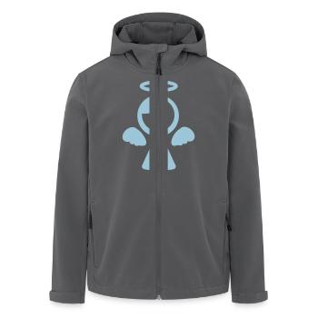kleiner Engel - Recycelte Männer Softshell-Jacke von Stanley/Stella - Anthrazit - Vorne - AI Model Male 185 light (185cm)