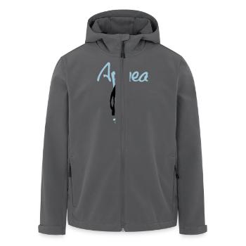 Apnea Script - Recycelte Männer Softshell-Jacke von Stanley/Stella - Anthrazit - Vorne - AI Model Male 185 light (185cm)