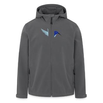 HUMMINGBIRD T SHIRT - Men’s Recycled Softshell Jacket by Stanley/Stella - anthracite - Front - AI Model Male 185 light (185cm)