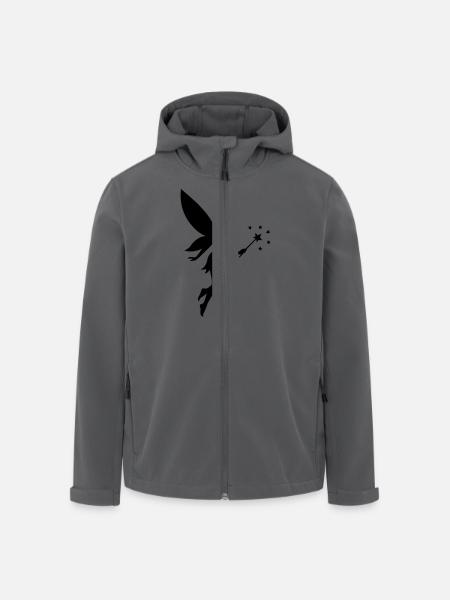 Fée elfe - Veste softshell homme en polyester recyclé Stanley/Stella - charbon