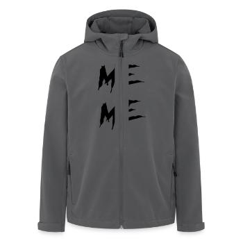 me me - Men’s Recycled Softshell Jacket by Stanley/Stella - anthracite - Front - AI Model Male 185 light (185cm)
