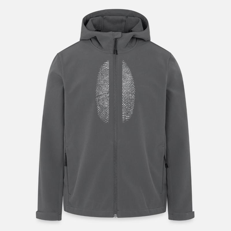 Identity - Men’s Recycled Softshell Jacket by Stanley/Stella - anthracite