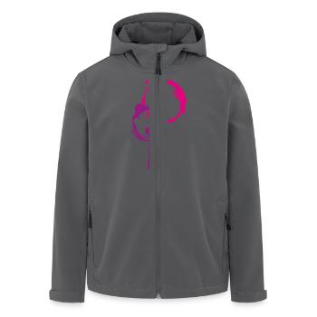 Kreise - Recycelte Männer Softshell-Jacke von Stanley/Stella - Anthrazit - Vorne - AI Model Male 185 light (185cm)