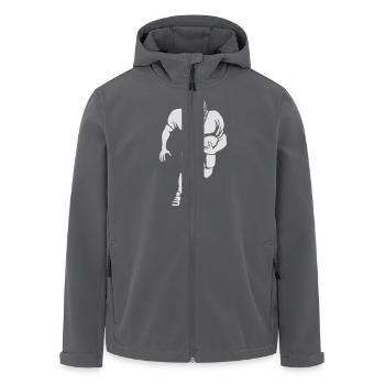 masterfitness_footballplayer_1fbg - Recycelte Männer Softshell-Jacke von Stanley/Stella - Anthrazit - Vorne - AI Model Male 185 light (185cm)