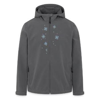 snowflakes - Recycelte Männer Softshell-Jacke von Stanley/Stella - Anthrazit - Vorne - AI Model Male 185 light (185cm)