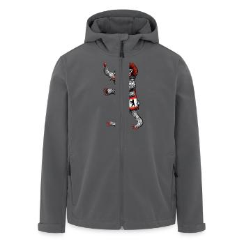 Berlin - Recycelte Männer Softshell-Jacke von Stanley/Stella - Anthrazit - Vorne - AI Model Male 185 light (185cm)