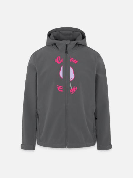 Zuckerwatte - Recycelte Männer Softshell-Jacke von Stanley/Stella - Anthrazit