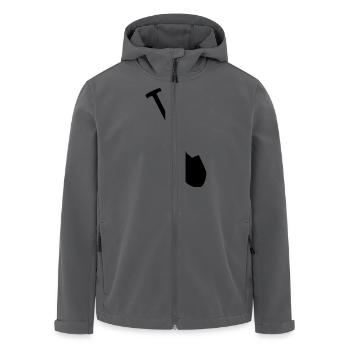 Schaufel Spaten - Recycelte Männer Softshell-Jacke von Stanley/Stella - Anthrazit - Vorne - AI Model Male 185 light (185cm)