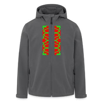 Neues Design - Recycelte Männer Softshell-Jacke von Stanley/Stella - Anthrazit - Vorne - AI Model Male 185 light (185cm)