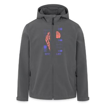Enthralled Moon - Recycelte Männer Softshell-Jacke von Stanley/Stella - Anthrazit - Vorne - AI Model Male 185 light (185cm)