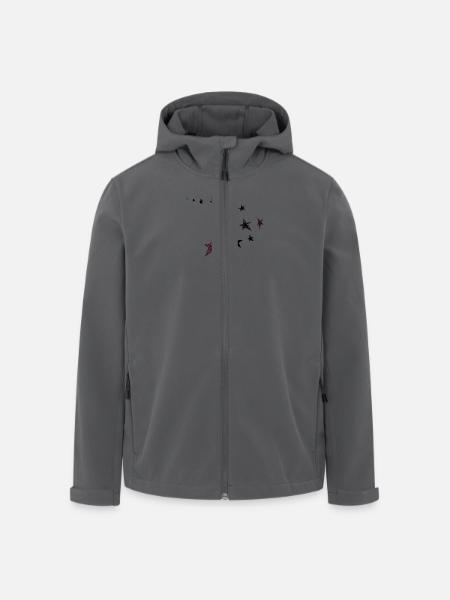 sternchen - Recycelte Männer Softshell-Jacke von Stanley/Stella - Anthrazit