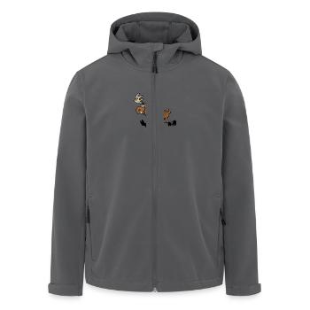Elan Rennen - Recycelte Männer Softshell-Jacke von Stanley/Stella - Anthrazit - Vorne - AI Model Male 185 light (185cm)