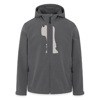 Weihnachtssocke - Recycelte Männer Softshell-Jacke von Stanley/Stella - Anthrazit - Vorne - AI Model Male 185 light (185cm)