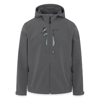 Cocktail 2 - Recycelte Männer Softshell-Jacke von Stanley/Stella - Anthrazit - Vorne - AI Model Male 185 light (185cm)