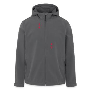 Karo Ass - Recycelte Männer Softshell-Jacke von Stanley/Stella - Anthrazit - Vorne - AI Model Male 185 light (185cm)