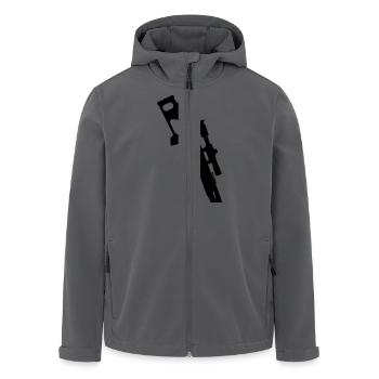 PSL Dragunov Sniper Rifle - Recycelte Männer Softshell-Jacke von Stanley/Stella - Anthrazit - Vorne - AI Model Male 185 light (185cm)