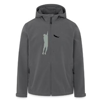 Basketball Spieler - Recycelte Männer Softshell-Jacke von Stanley/Stella - Anthrazit - Vorne - AI Model Male 185 light (185cm)