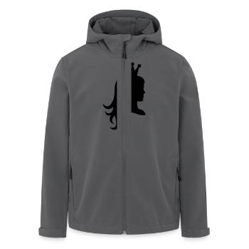 Prinzessin - Recycelte Männer Softshell-Jacke von Stanley/Stella - Anthrazit - Vorne - AI Model Male 185 light (185cm)