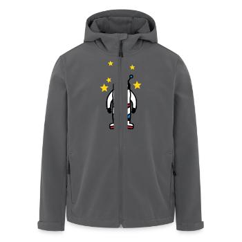 Astronaut - Recycelte Männer Softshell-Jacke von Stanley/Stella - Anthrazit - Vorne - AI Model Male 185 light (185cm)