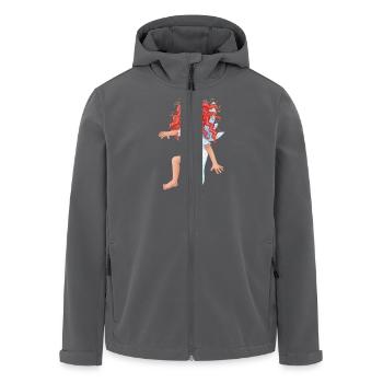 Elfenzauber - Recycelte Männer Softshell-Jacke von Stanley/Stella - Anthrazit - Vorne - AI Model Male 185 light (185cm)