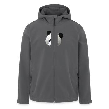 Polygon Panda - Recycelte Männer Softshell-Jacke von Stanley/Stella - Anthrazit - Vorne - AI Model Male 185 light (185cm)