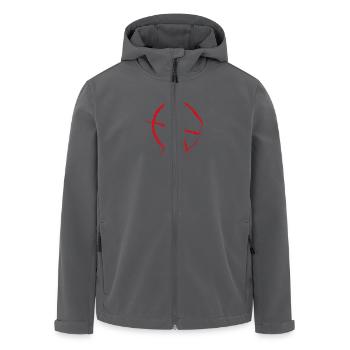 Anarchie - Recycelte Männer Softshell-Jacke von Stanley/Stella - Anthrazit - Vorne - AI Model Male 185 light (185cm)